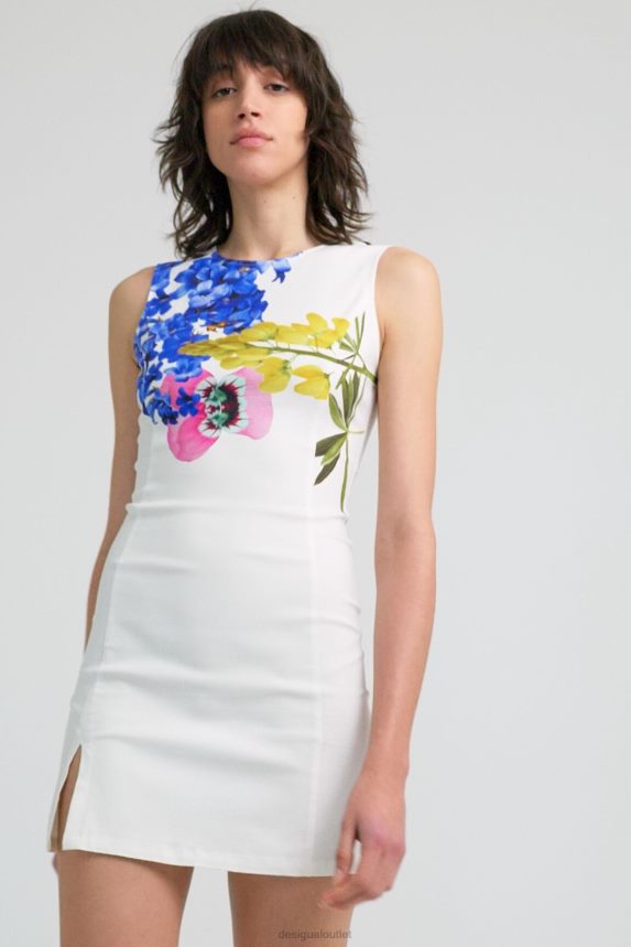 Women DesigualM. Christian Lacroix white dress Clothing 68X2401135