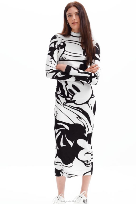 Women DesigualMickey Mouse midi dress Clothing 68X240984