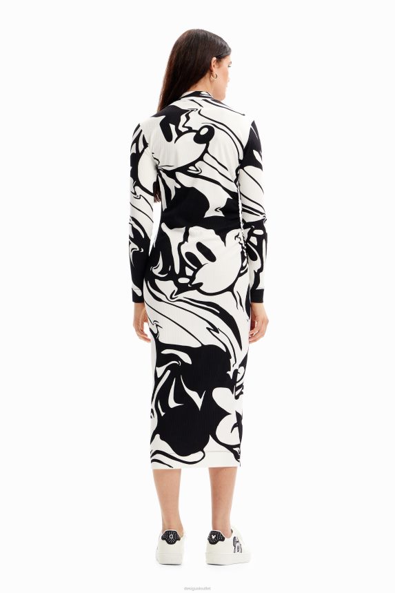 Women DesigualMickey Mouse midi dress Clothing 68X240984