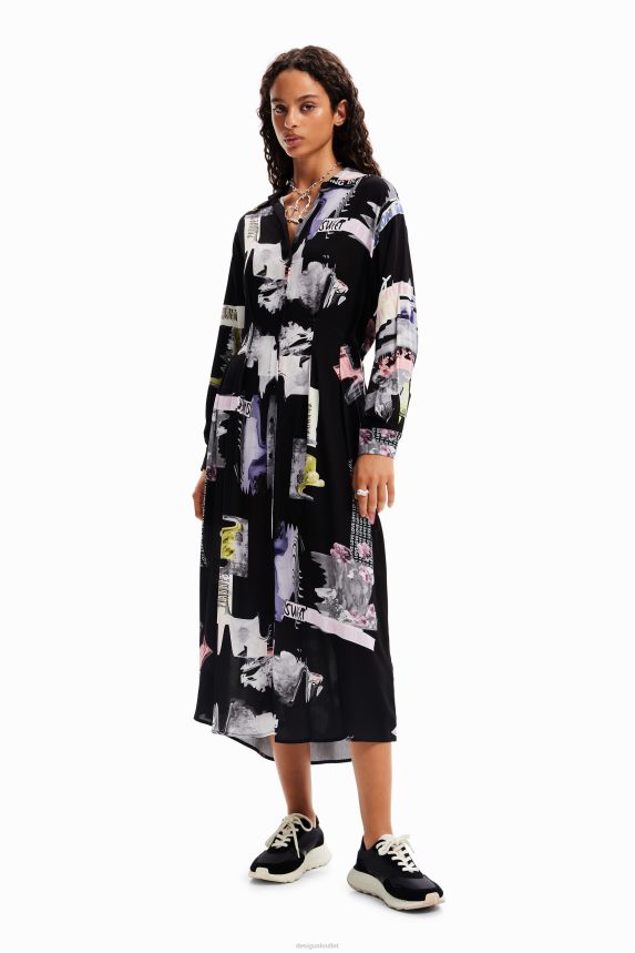 Women DesigualMidi shirt dress Clothing 68X24066