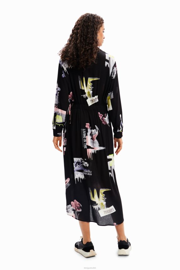 Women DesigualMidi shirt dress Clothing 68X24066