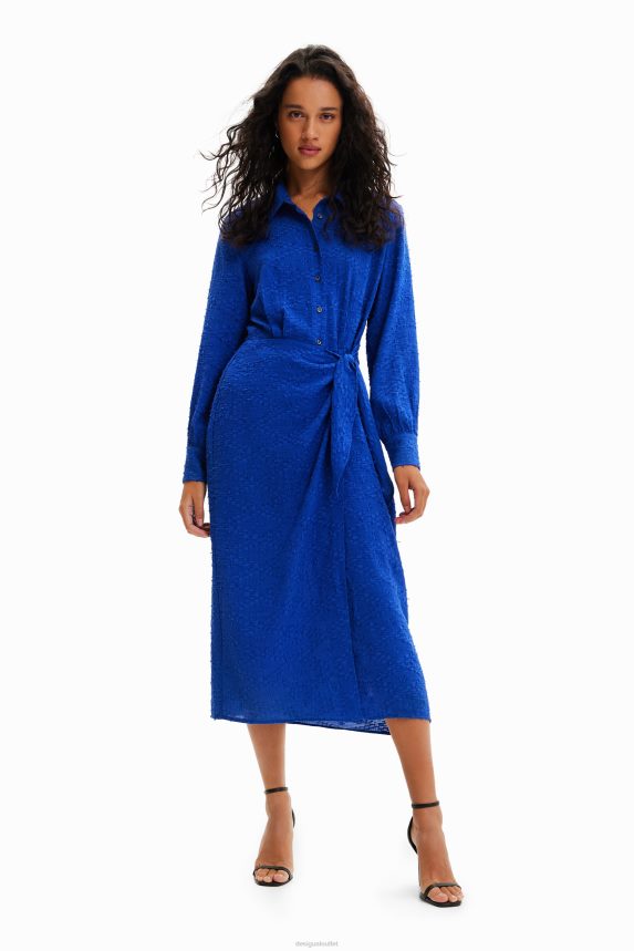 Women DesigualMidi wrap dress Clothing 68X240387