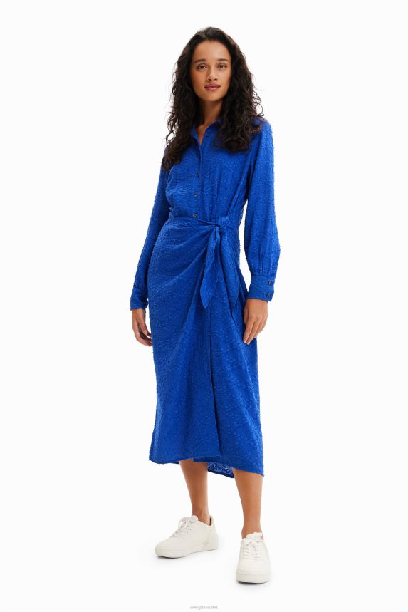 Women DesigualMidi wrap dress Clothing 68X240387