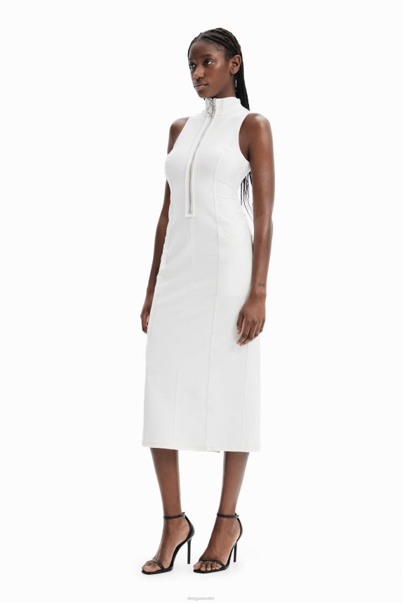 Women DesigualNathy Peluso zip midi dress Clothing 68X240887