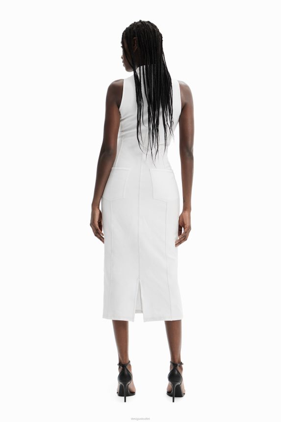 Women DesigualNathy Peluso zip midi dress Clothing 68X240887