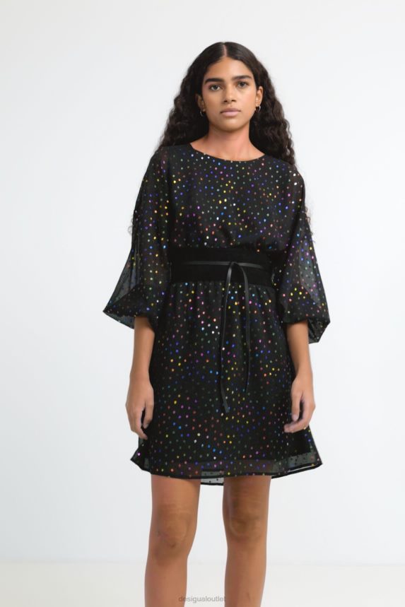 Women DesigualShort dress tulle Clothing 68X2401102