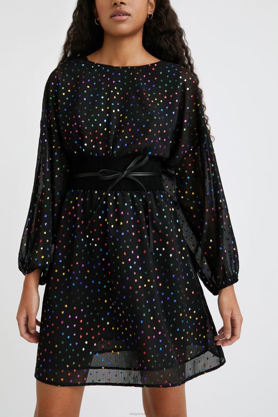 Women DesigualShort dress tulle Clothing 68X2401102