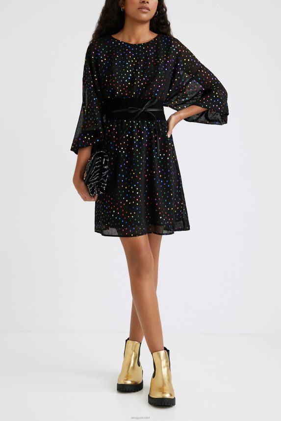 Women DesigualShort dress tulle Clothing 68X2401102