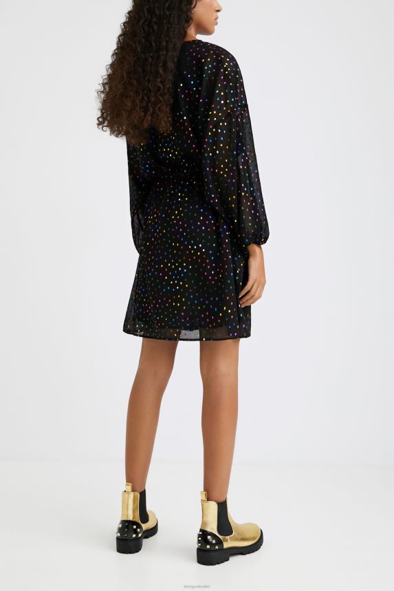 Women DesigualShort dress tulle Clothing 68X2401102