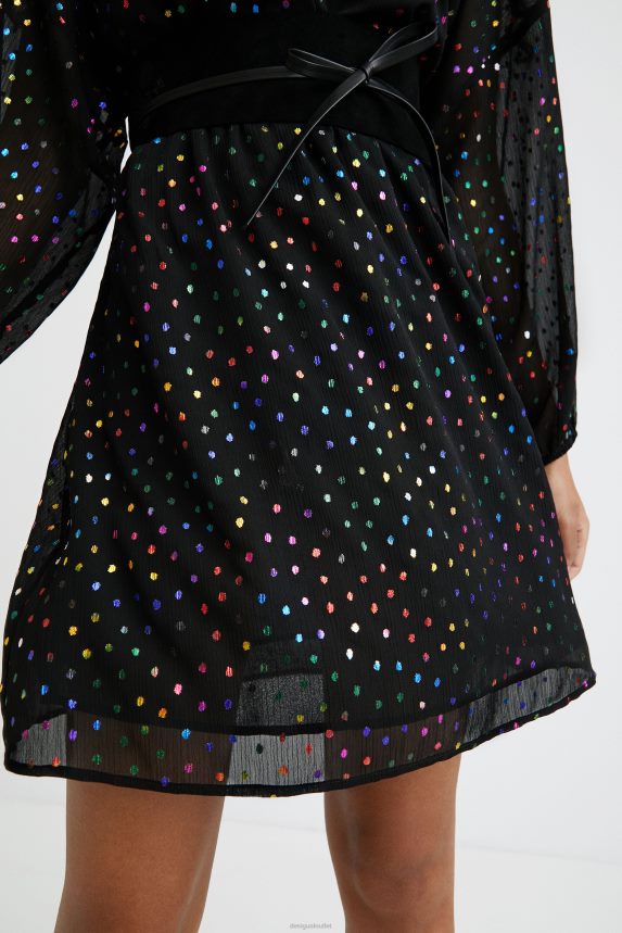 Women DesigualShort dress tulle Clothing 68X2401102