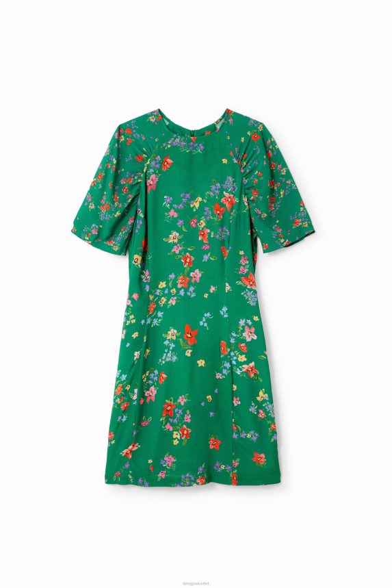 Women DesigualShort floral dress Clothing 68X24092