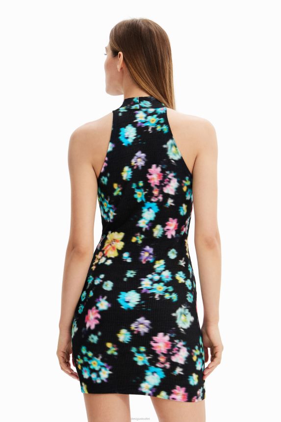 Women DesigualShort halter neck dress Clothing 68X240656