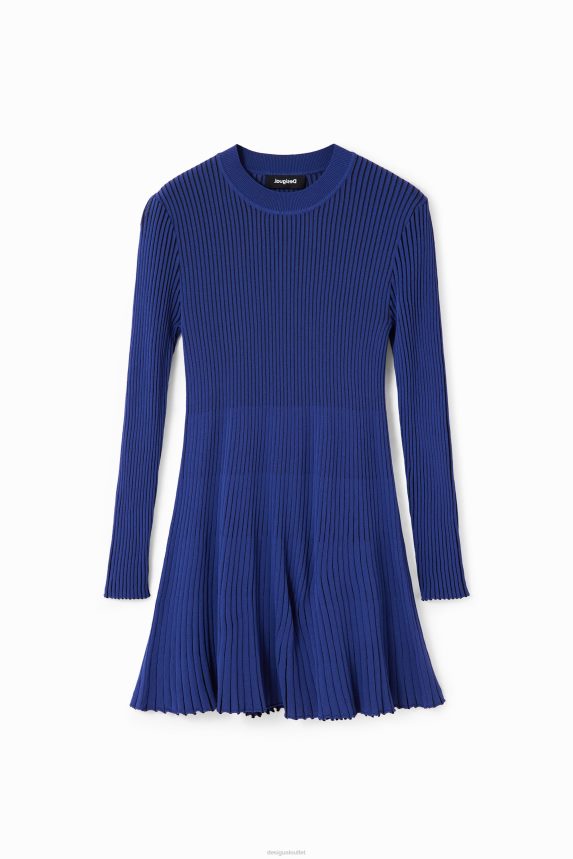 Women DesigualShort ribbed dress Clothing 68X24024