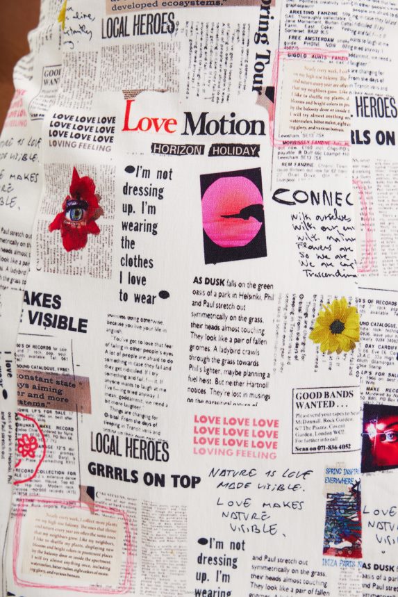 Women DesigualShort strappy newspaper dress Clothing 68X240291