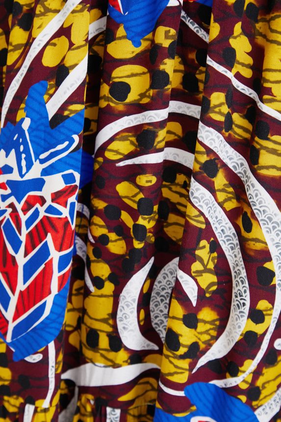 Women DesigualStella Jean long halter dress Clothing 68X240707