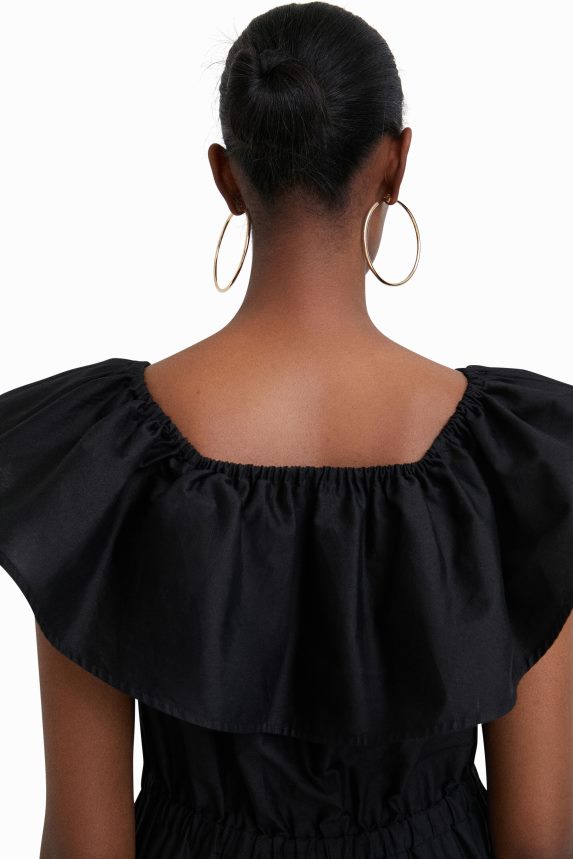 Women DesigualStella Jean ruffled midi dress Clothing 68X240934