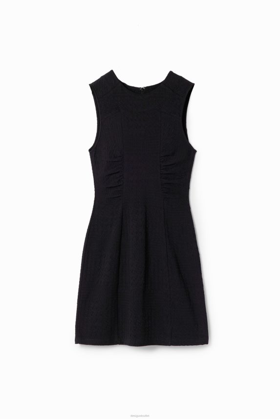 Women DesigualTextured mini dress Clothing 68X240154