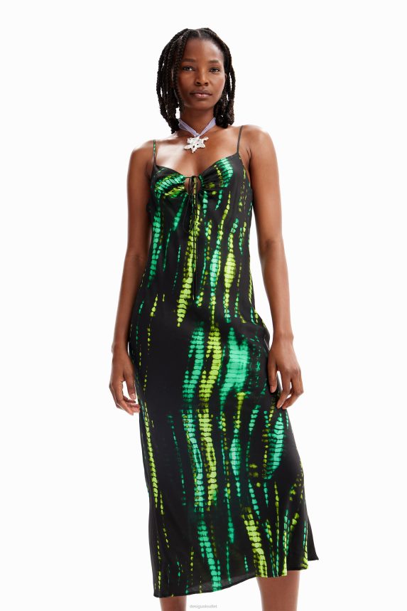 Women DesigualTie-dye midi dress Clothing 68X24019
