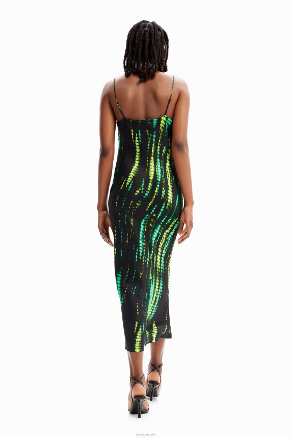 Women DesigualTie-dye midi dress Clothing 68X24019