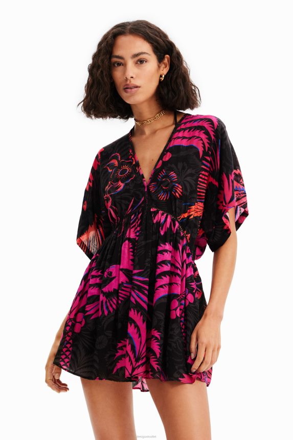 Women DesigualTropical tunic dress Clothing 68X240358