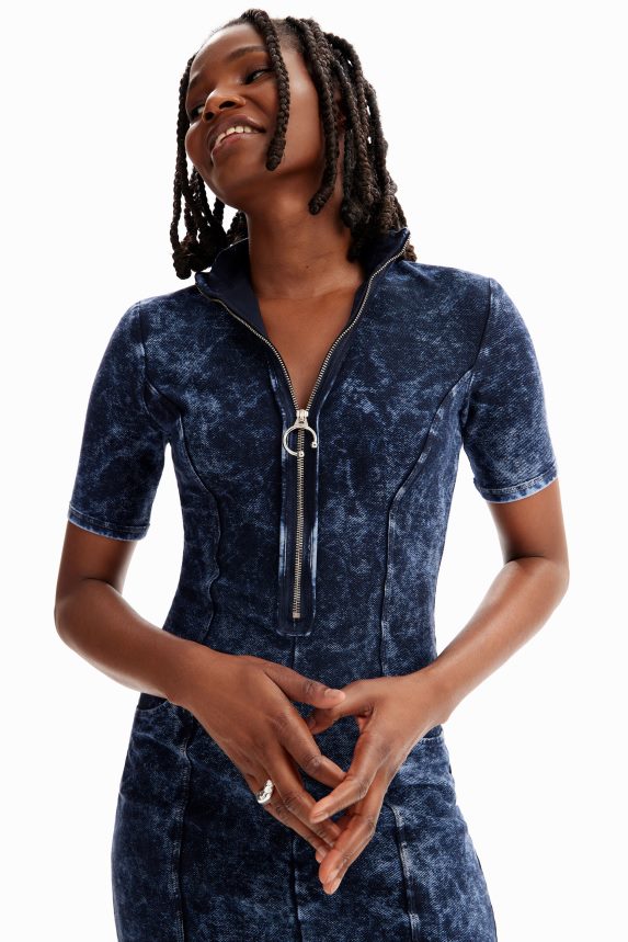 Women DesigualZip midi dress Clothing 68X2401143