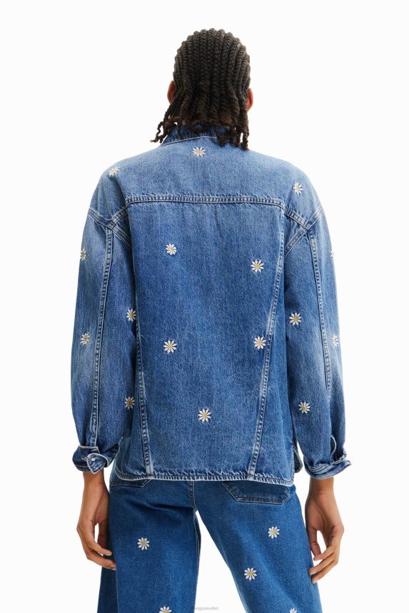 Women DesigualDaisy denim jacket Clothing 68X240742