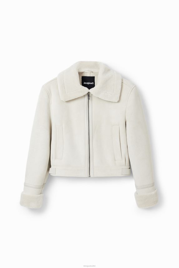 Women DesigualDouble-sided aviator jacket Clothing 68X240224