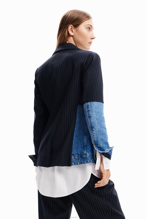Women DesigualHybrid denim blazer Clothing 68X24049