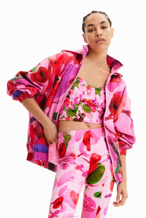 Women DesigualM. Christian Lacroix lips jacket Clothing 68X240679