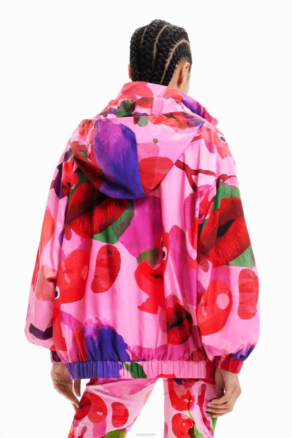 Women DesigualM. Christian Lacroix lips jacket Clothing 68X240679