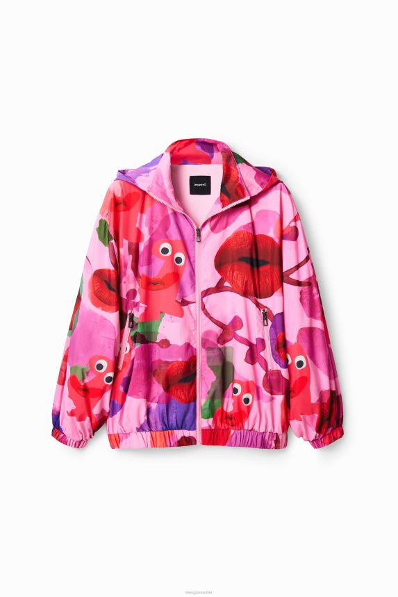 Women DesigualM. Christian Lacroix lips jacket Clothing 68X240679