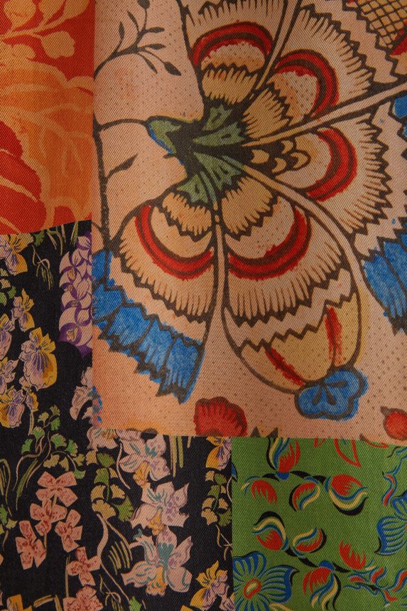 Women DesigualM. Christian Lacroix tropical patchwork jacket Clothing 68X240929