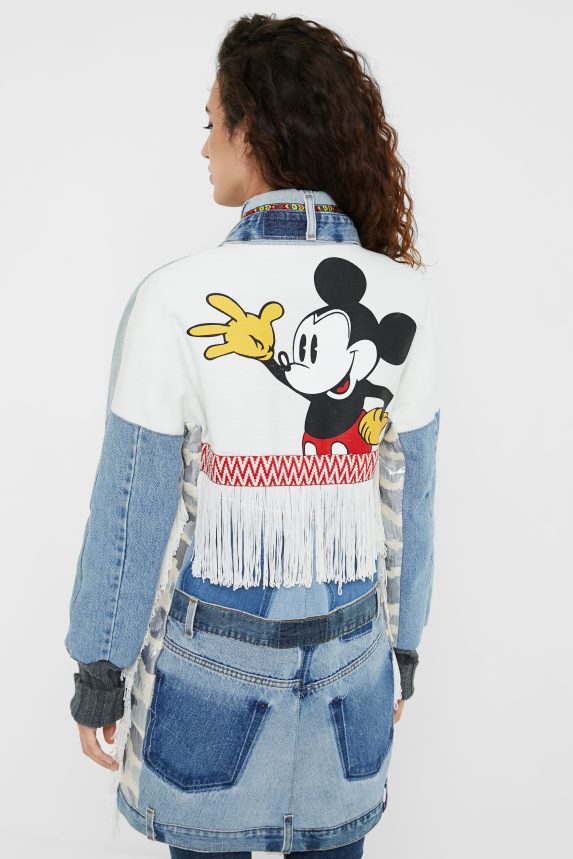 Women DesigualMickey Mouse Coat Clothing 68X240143