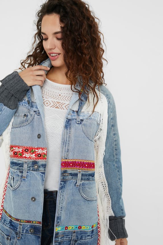 Women DesigualMickey Mouse Coat Clothing 68X240143