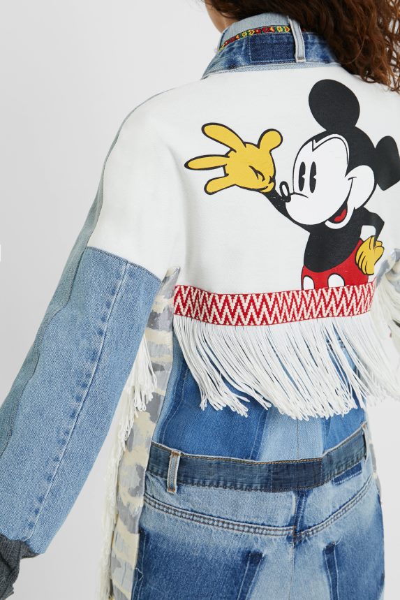 Women DesigualMickey Mouse Coat Clothing 68X240143