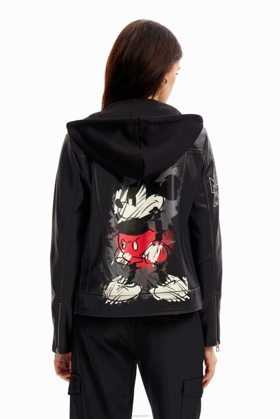 Women DesigualMickey Mouse combination jacket Clothing 68X240219