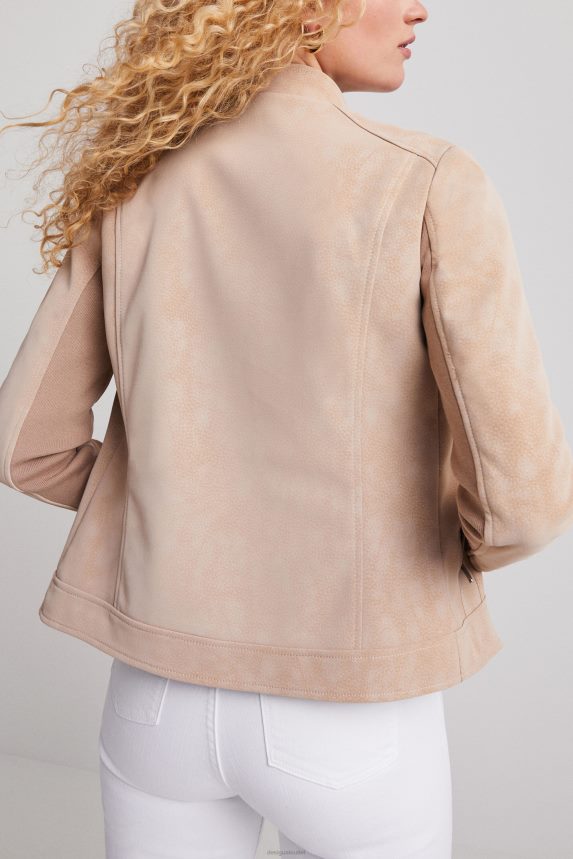 Women DesigualSlim biker jacket Clothing 68X2401037