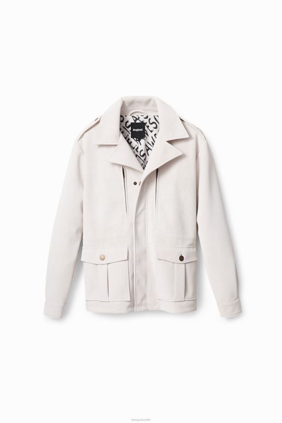 Women DesigualStraight-cut jacket with pockets Clothing 68X2401046