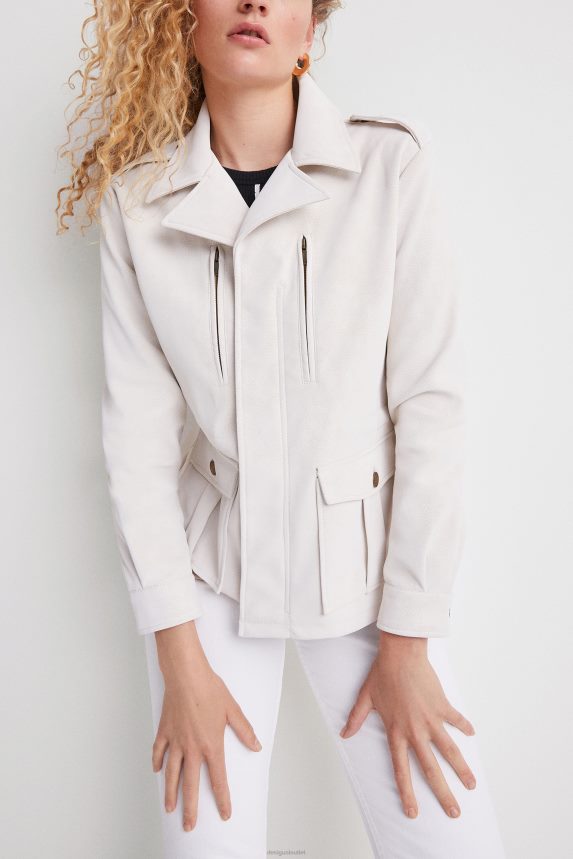 Women DesigualStraight-cut jacket with pockets Clothing 68X2401046