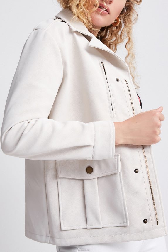 Women DesigualStraight-cut jacket with pockets Clothing 68X2401046