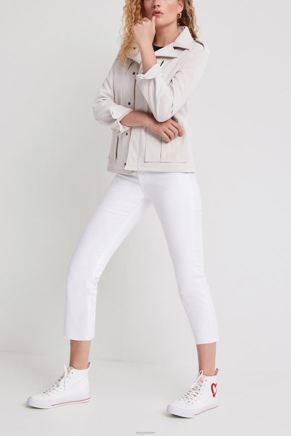 Women DesigualStraight-cut jacket with pockets Clothing 68X2401046