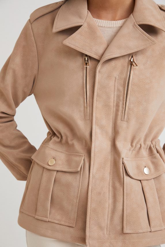 Women DesigualStraight-cut jacket with pockets Clothing 68X2401076