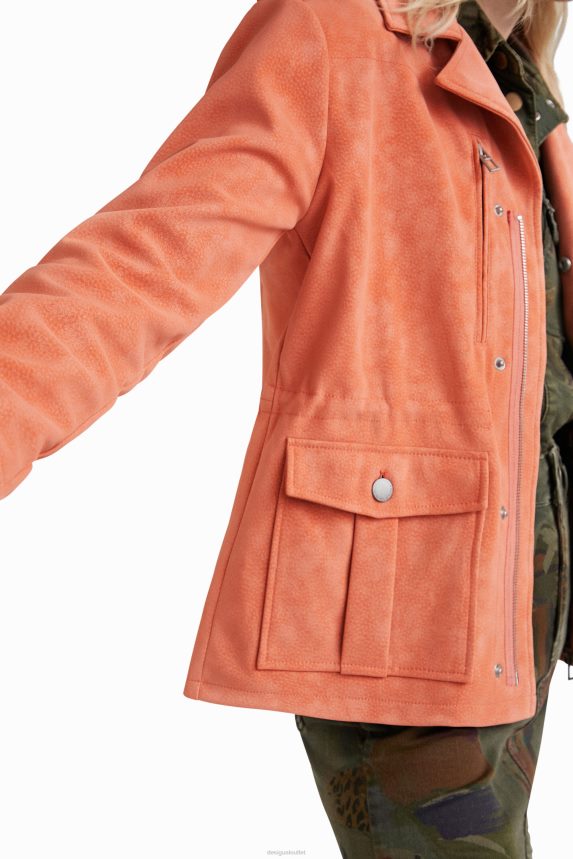 Women DesigualStraight multi-pocket jacket Clothing 68X2401062