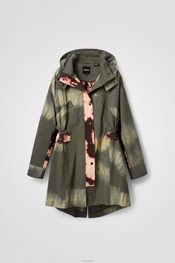 Women DesigualTie-dye parka Clothing 68X2401025