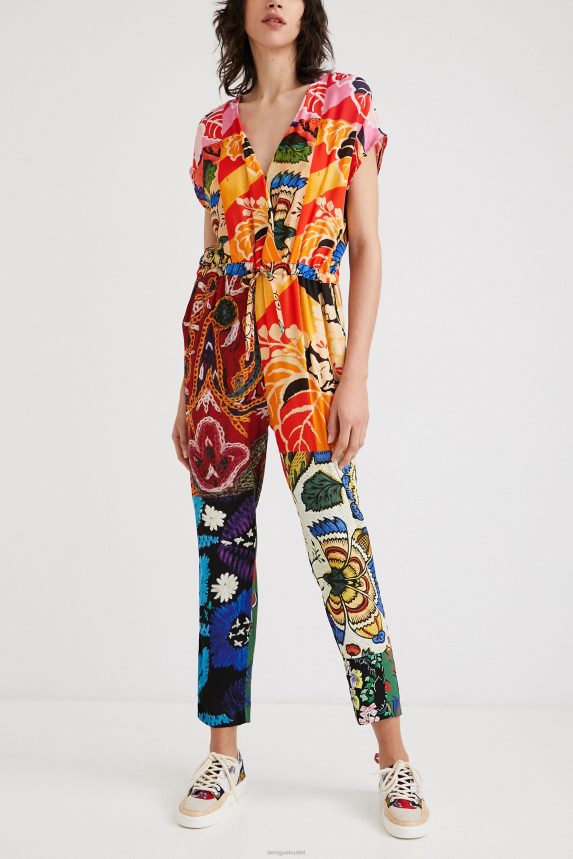 Women DesigualM. Christian Lacroix wrap jumpsuit Clothing 68X2401074