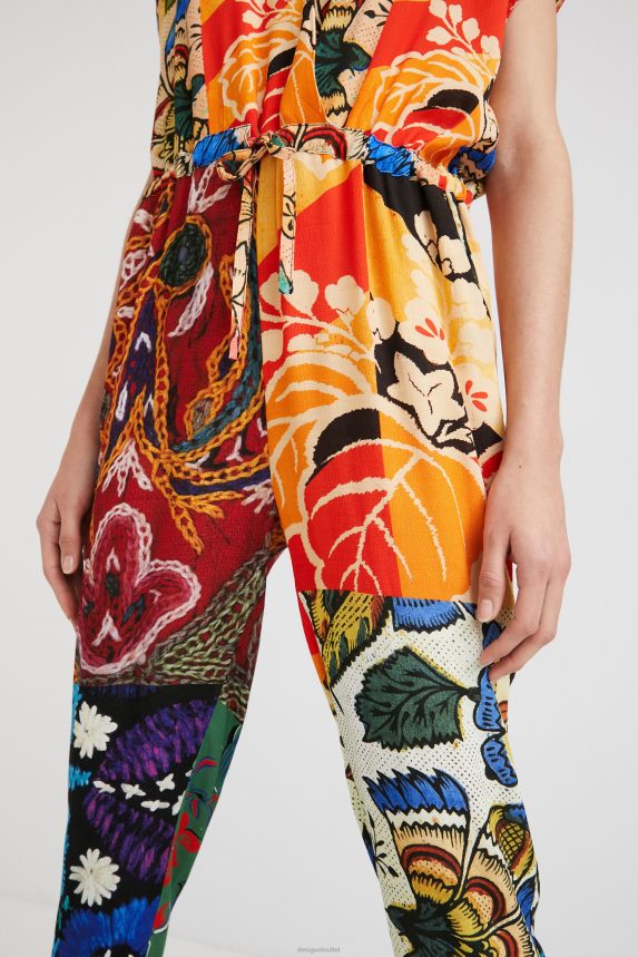 Women DesigualM. Christian Lacroix wrap jumpsuit Clothing 68X2401074