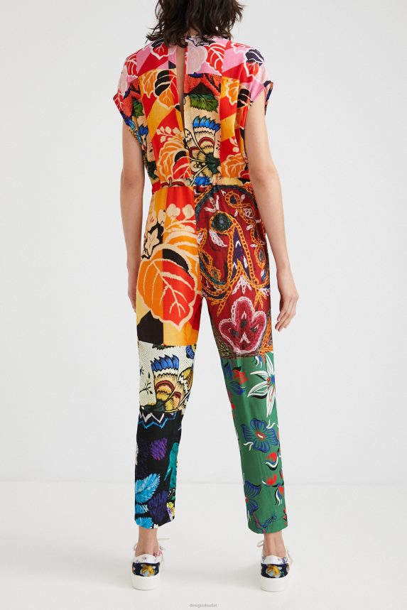 Women DesigualM. Christian Lacroix wrap jumpsuit Clothing 68X2401074