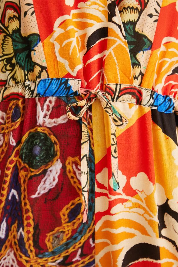 Women DesigualM. Christian Lacroix wrap jumpsuit Clothing 68X2401074