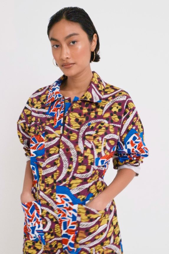 Women DesigualStella Jean long jumpsuit Clothing 68X240779