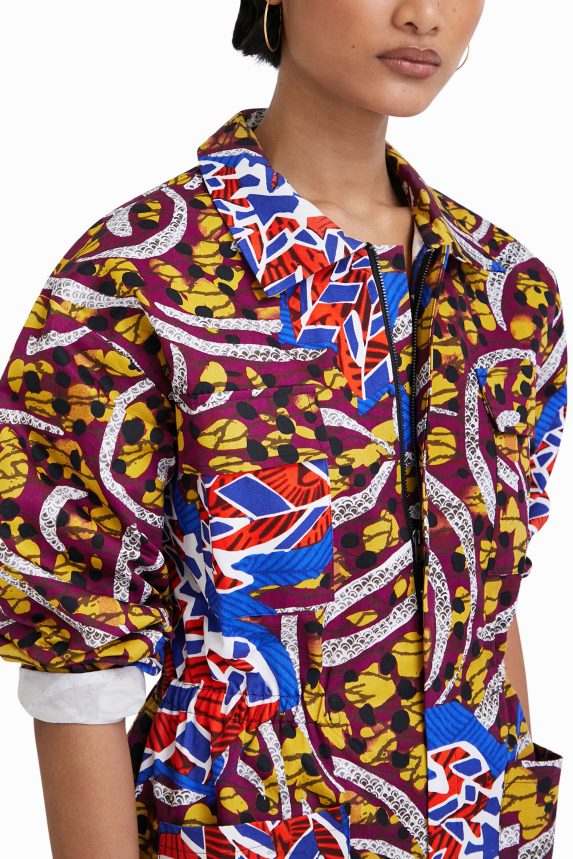 Women DesigualStella Jean long jumpsuit Clothing 68X240779